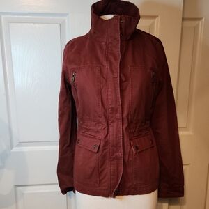 Aeropostale Women's Deep Rust Utility Jacket